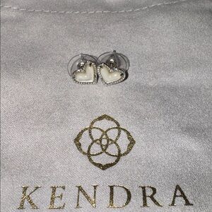 Kendra Scott Heart Stud Earrings